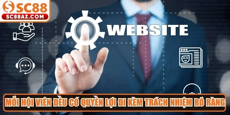 Mỗi hội viên khi tham gia hệ thống đều có quyền lợi đi kèm trách nhiệm rõ ràng