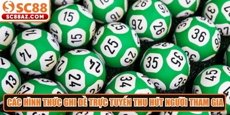 Các hình thức ghi đề trực tuyến thu hút người tham gia