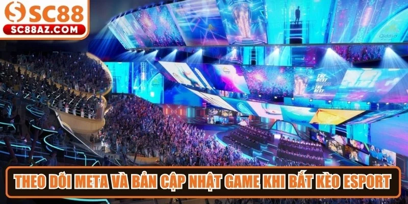 Theo dõi meta và bản cập nhật game khi bắt kèo esport hôm nay