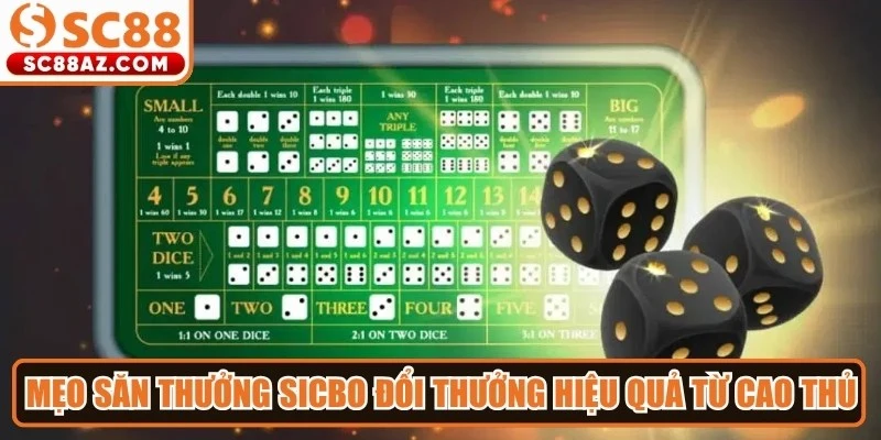 Mẹo săn thưởng sicbo đổi thưởng hiệu quả từ cao thủ
