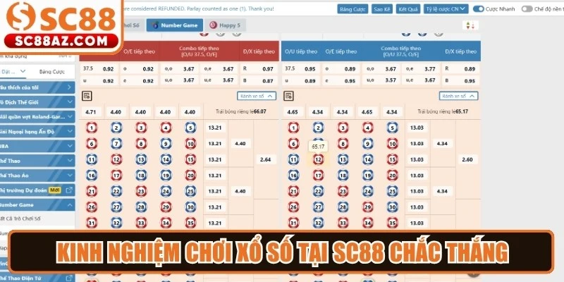 Kinh nghiệm chơi xổ số tại Sc88 chắc thắng từ chuyên gia